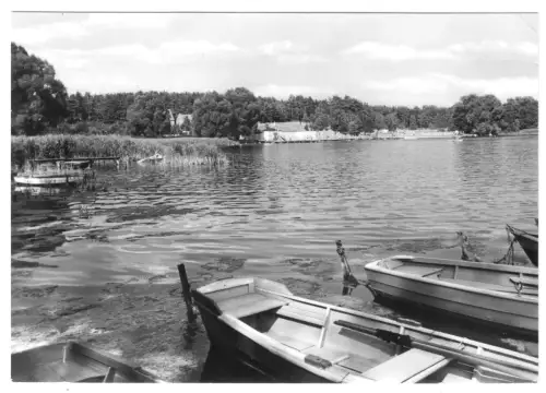AK, Neukloster Meckl., Partie am See, 1983