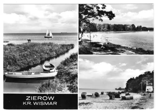 AK, Zierow Kr. Wismar, drei Abb., 1970
