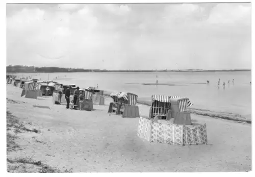 AK, Ostseebad Boltenhagen, Zeltplatz "Niendorfer Weg", Strandpartie, 1974