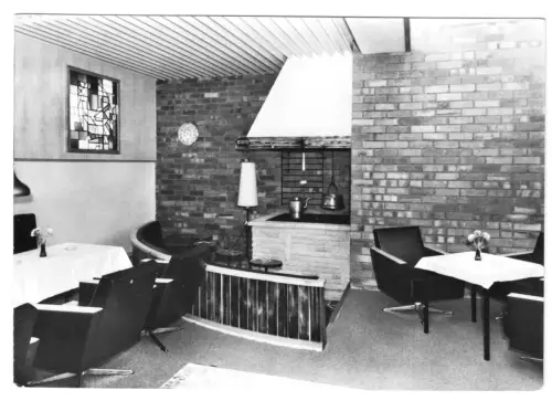 AK, Groß Stieten Kr. Wismar, Gastst. Mecklenburger Mühle, Bar, 1972