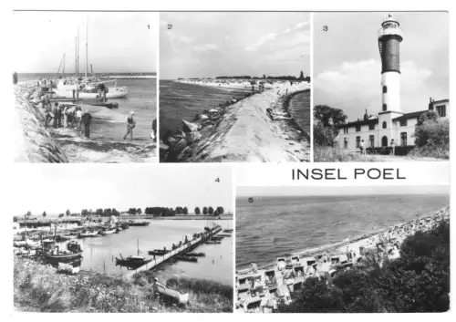 AK, Insel Poel, fünf Abb., 1979