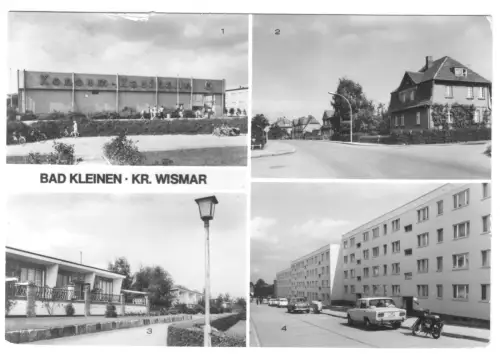 AK, Bad Kleinen Kr. Wismar, vier Abb., 1985