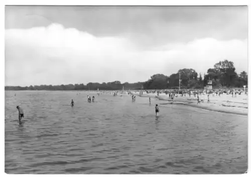 AK, Ostseebad Boltenhagen, Am Strand, belebt, 1966