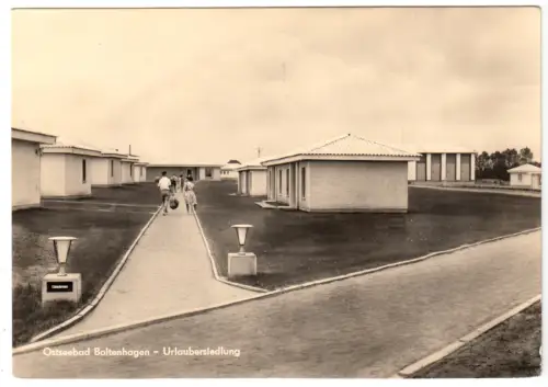 AK, Ostseebad Boltenhagen, FDGB-Urlauberdorf, Version 4, 1966
