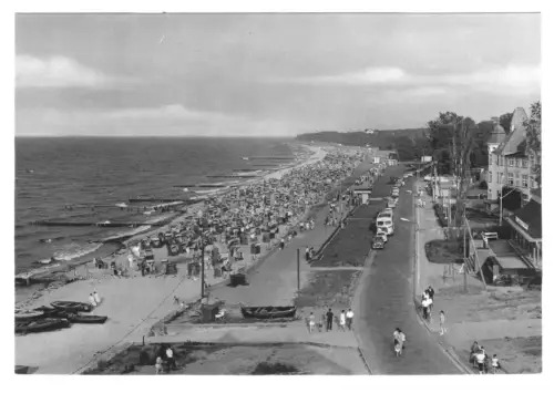 AK, Kühlungsborn Kr. Bad Doberan, Strandpromenade, 1970