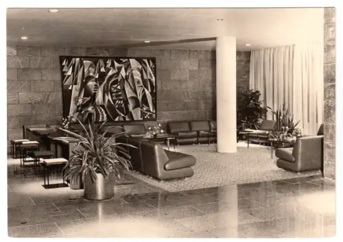 AK, Rostock Warnemünde, Hotel "Neptun", Halle, 1971