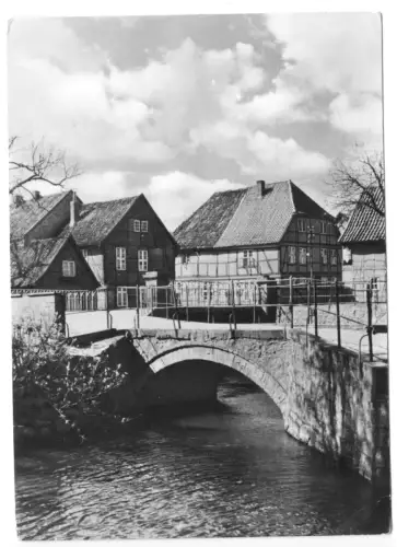 AK, Boizenburg Elbe, An der Wallbrücke, 1963
