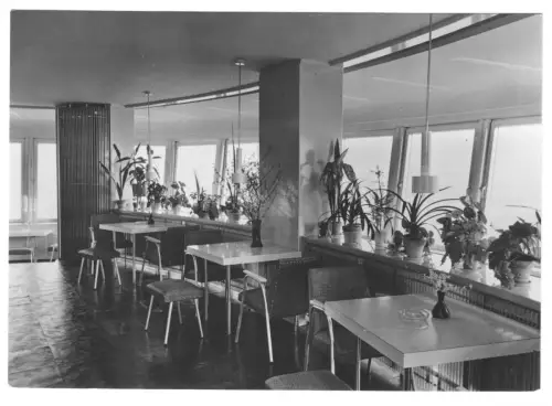 AK,  Schwerin Zippendorf, Fernsehturm, Turmcafé, Version 2, 1969