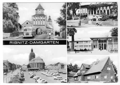 AK, Ribnitz-Damgarten, fünf Abb., 1980