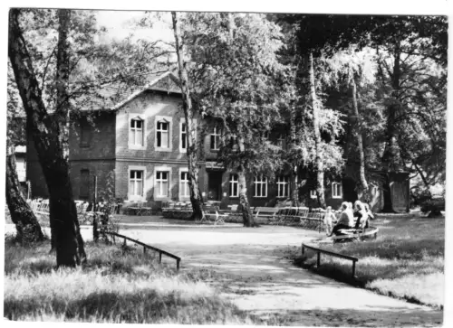 AK, Bad Wilsnack, Rheumasanatorium, Haus Birkengrund, 1968
