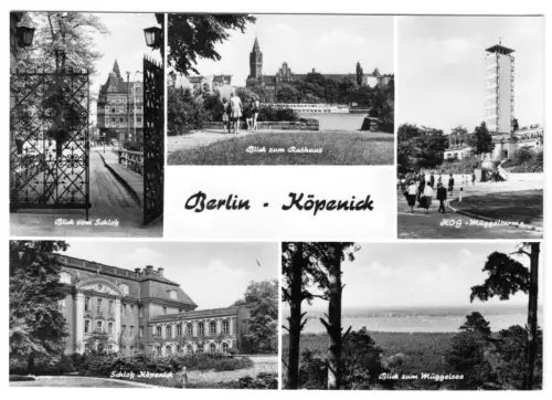 AK, Berlin Köpenick, fünf Abb., 1973