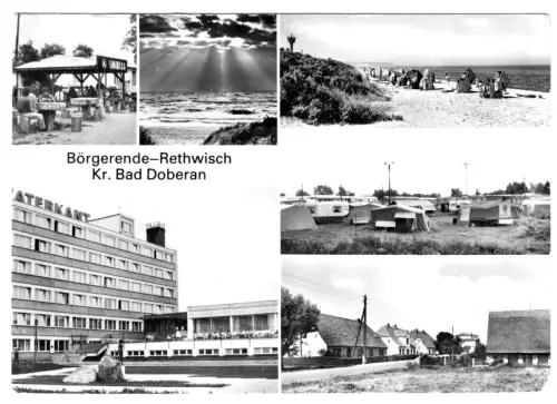 AK, Börgerende-Rethwisch Kr. Bad Doberan, sechs Abb., 1980