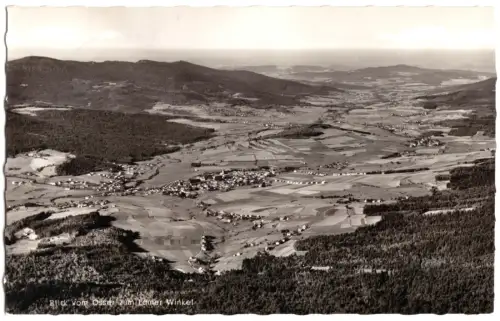 AK, Lam, Blick vom Osser zum Lamer Winkel, 1968
