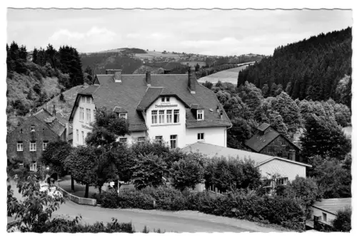 AK, Lichtenberg Ofr., Gasthof und Pension Blechschmiedenhammer, um 1962