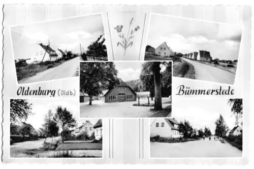 AK, Oldenburg (Oldbg), OT Bümmerstede, fünf Abb., gestaltet, 1962