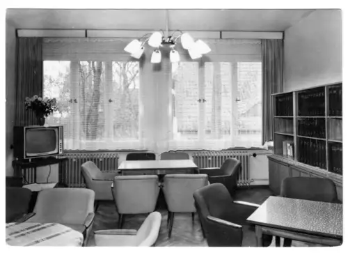 AK, Ostseebad Boltenhagen, Blindenkurheim, Haus Seeschlößchen, Lesezimmer, 1969