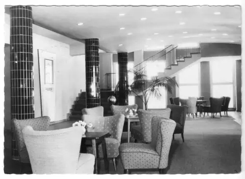 AK, Ostseebad Boltenhagen, FDGB-Heim "Fritz Reuter", Halle, Ver. 1, 1961