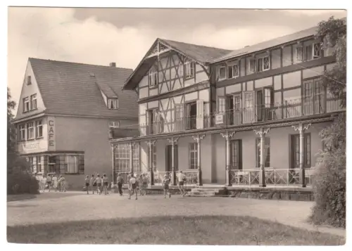 AK, Ostseebad Boltenhagen, Haus Seebach und Strandcafé, 1972