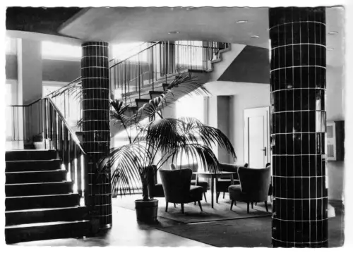 AK, Ostseebad Boltenhagen, FDGB-Heim "Fritz Reuter", Halle, Ver. 2, 1961