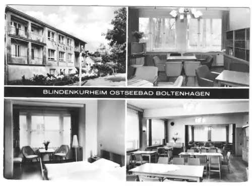 AK, Ostseebad Boltenhagen, vier Abb., Blindenkurheim, 1970