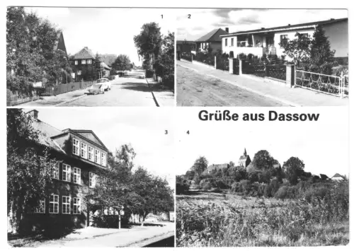 AK, Ostseebad Boltenhagen, vier Abb., u.a. FDGB-Heim "Am Strand", 1989