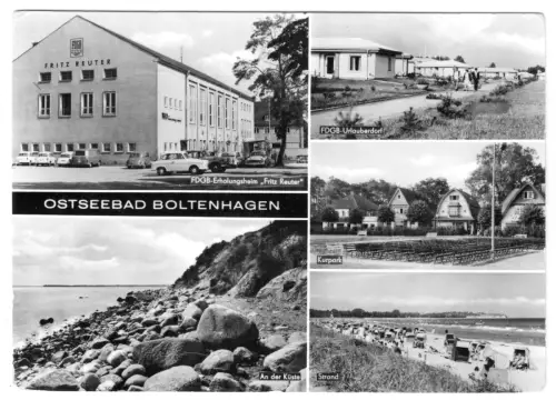 AK, Ostseebad Boltenhagen,  fünf Abb., 1978