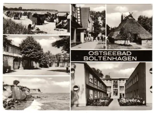 AK, Ostseebad Boltenhagen, sechs Abb., 1976