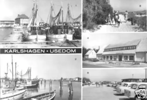 AK, Karlshagen Usedom, fünf Abb., 1982