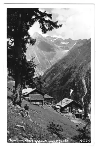 AK, Sölden, Tirol, Almwirtschaft Edelweißhütte, 1939