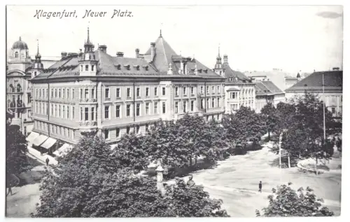 AK, Klagenfurt, Kärnten, Neuer Platz, 1908