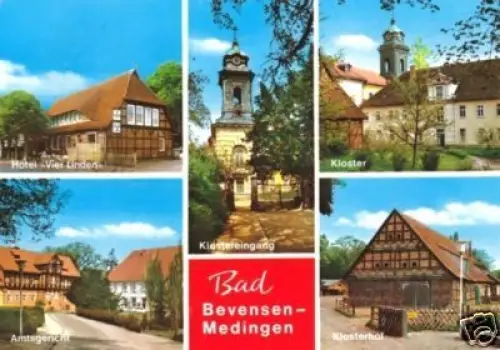 AK, Bad Bevensen - Medingen, fünf Abb., 1982