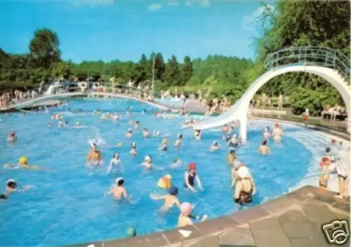 AK, Bad Bevensen, Rosenbad, belebt, um 1978