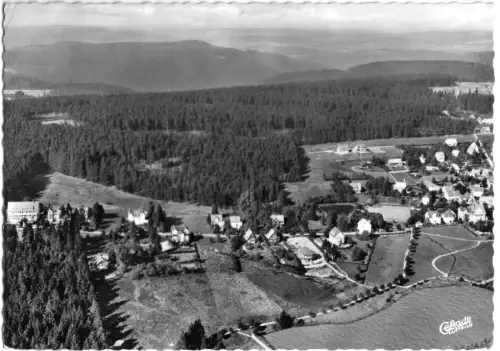 AK, Hahnenklee Oberharz, Luftbild-Teilansicht, 1959