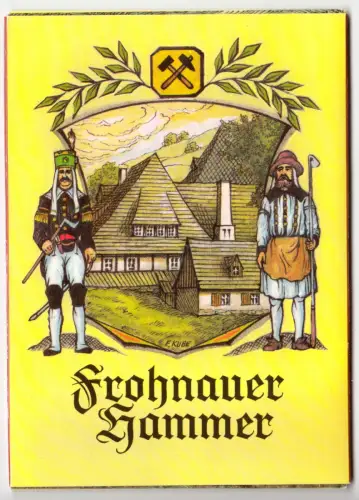 AK-Mappe mit 8 Color-AK, Frohnau, Frohnauer Hammer, 1984