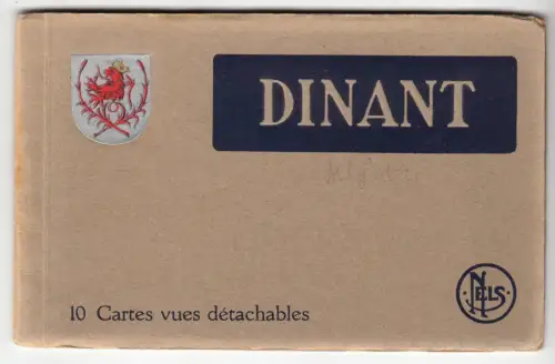AK-Heft, (10) AK, Dinant, Wallonien, Belgien, 1930er