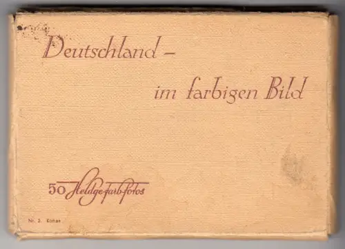 Mäppchen, 50 Colorbilder, Deutschland,  Format:  8 x 12 cm, um 1950