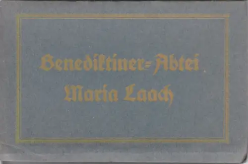 AK Leporello mit 10 AK, Benediktiner-Abtei Maria Laach, um 1930