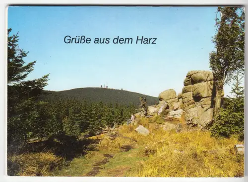 AK-Heft, (3+6) AK, Grüße aus dem Harz, 1989