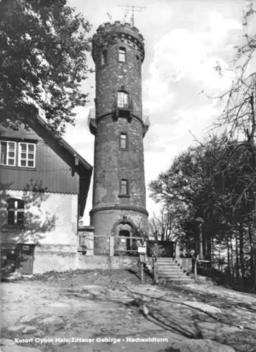 AK, Kurort Oybin - Hain, Hochwaldturm, 1965