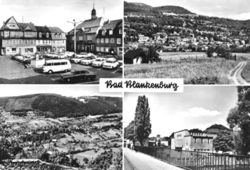 AK, Bad Blankenburg Thür. Wald, vier Abb., 1978
