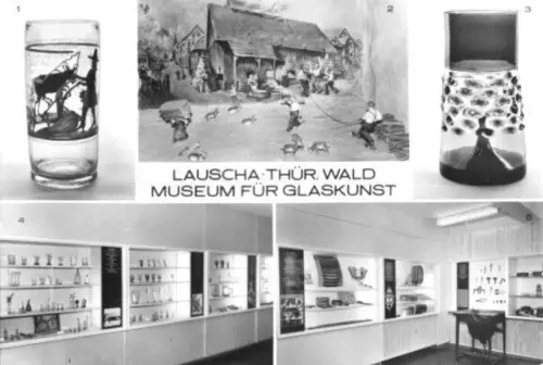 AK, Lauscha Thür. Wald, Museum für Glaskunst, 1980