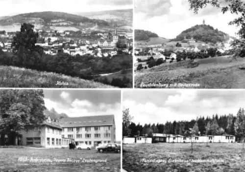 AK, Kahla und Umgebung, vier Abb., 1972