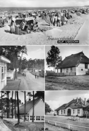 AK, Trassenheide auf Usedom, fünf Abb., 1969