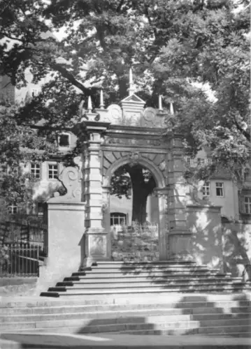 AK, Meißen Elbe, Tuchmachertor, 1959