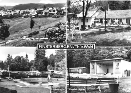 AK, Finsterbergen Thür. Wald, vier Abb., 1985
