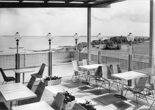 AK, Klink Kr. Waren, Ferienobjekt, Dachcafé, 1977