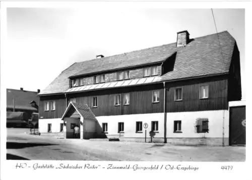 AK, Zinnwald - Georgenfeld, HOG "Sächsischer Reiter" 1976