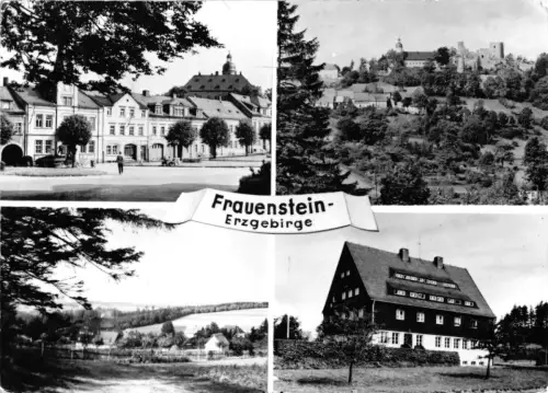 AK, Frauenstein Erzgeb., vier Abb., 1973