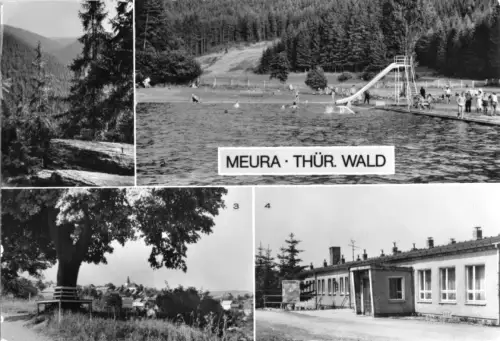 AK, Meura Kr. Neuhaus am Rennweg, vier Abb., 1981