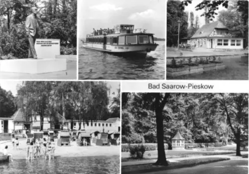 AK, Bad Saarow-Pieskow, fünf Abb., 1981